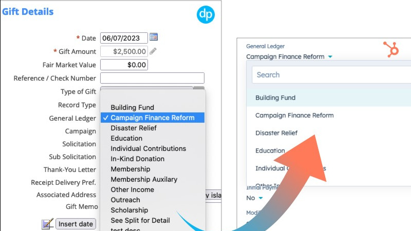DonorPerfect "CodeSync"